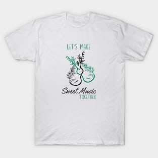 Music Guitar Themed T-Shirt